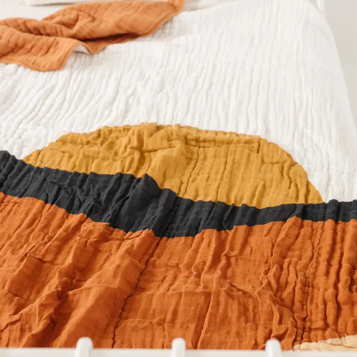 Large Sunset Throw Blanket