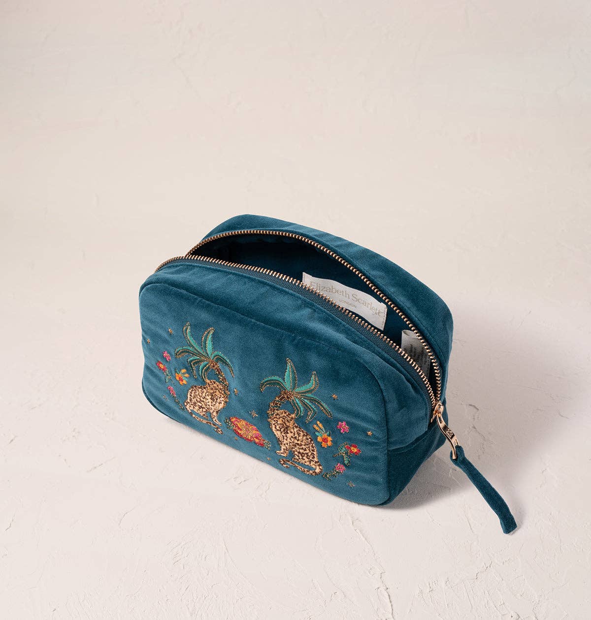 Tropical Jaguar Makeup Bag