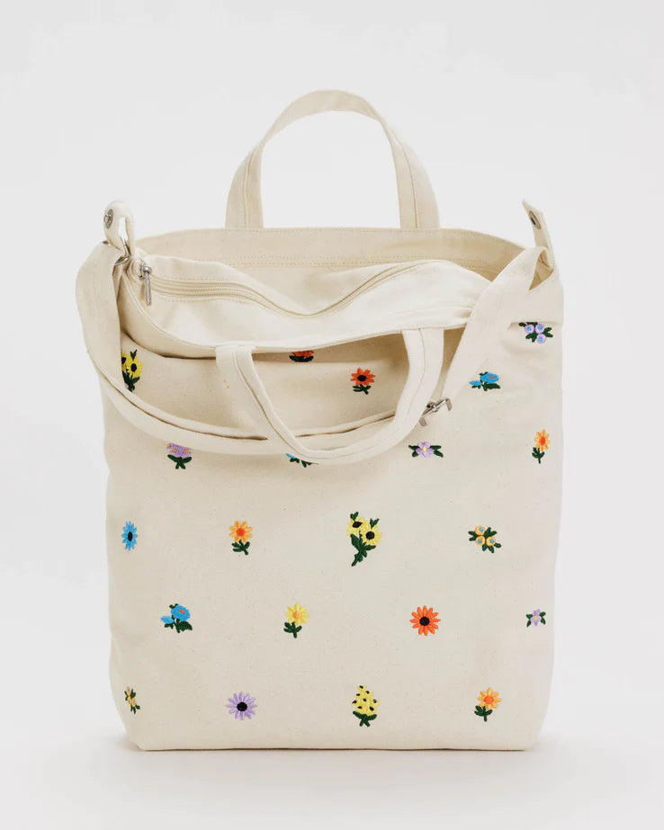 Duck Bag- Embroidered Ditsy Floral