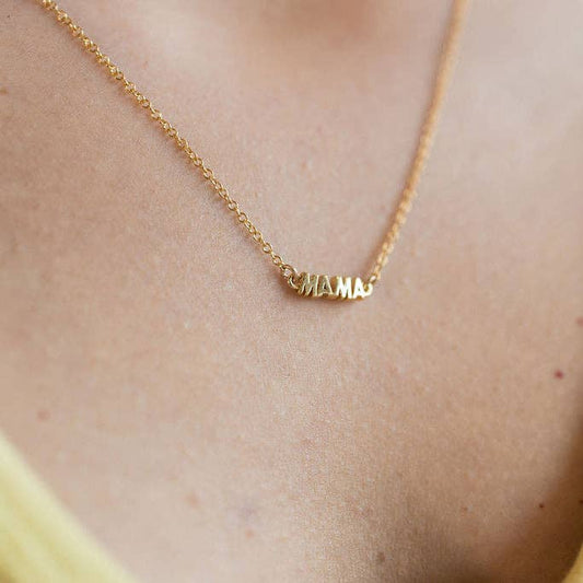 Mama Mother's Day Necklace in Gold Filled