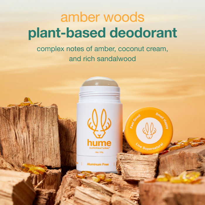 Plant & Probiotic Deodorant- Amber Woods