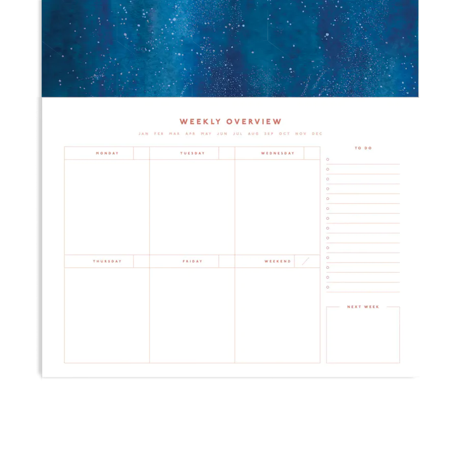 Constellation Weekly Desk Planner
