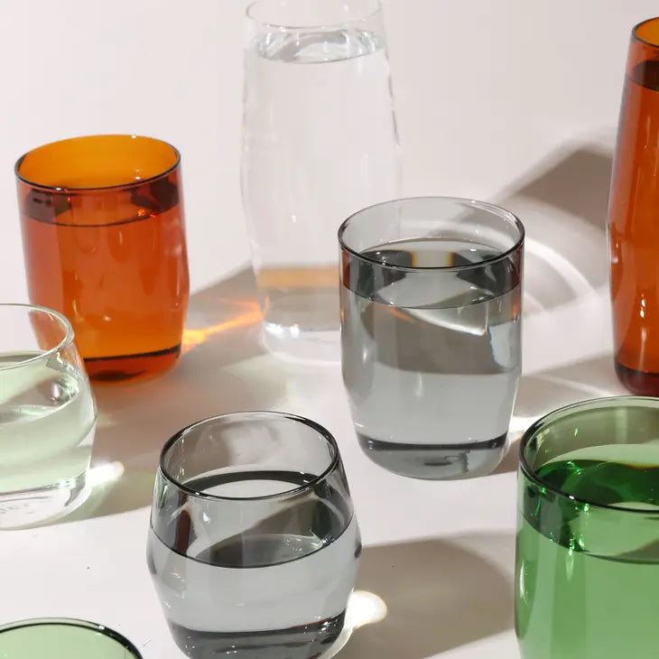 12 oz Century Amber Glass Set