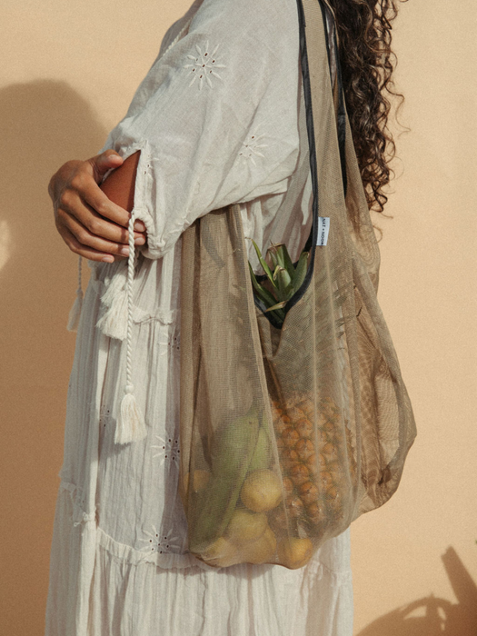 Joan Mesh Beach Bag | Reusable Grocery Bag