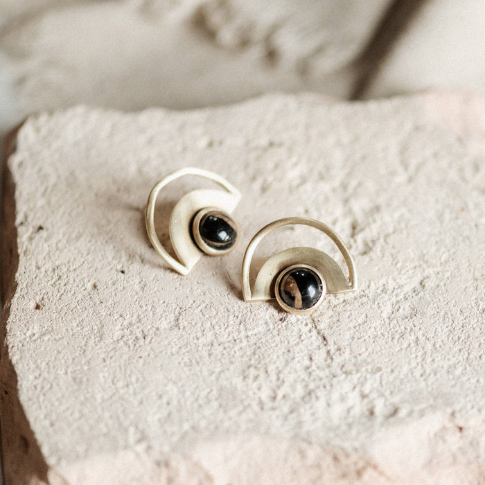 Yuma Studs / Copper Obsidian