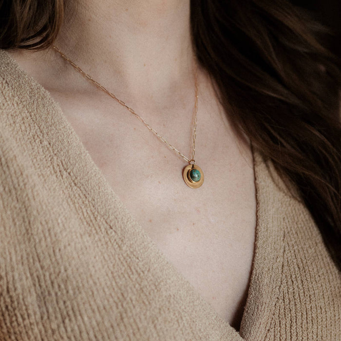 Gib Turquoise / 14K Gold Fill