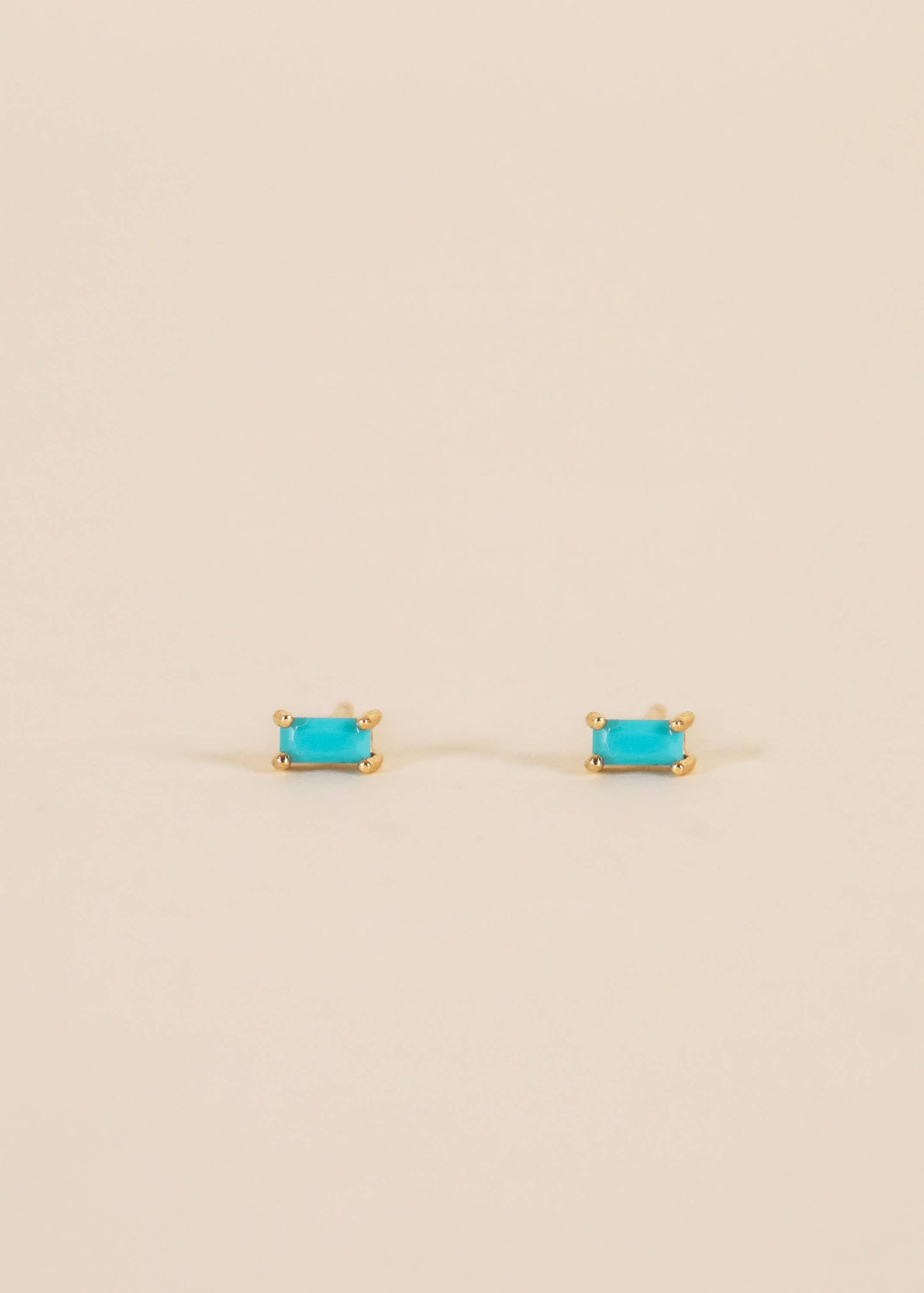 Baguette - Turquoise - Earring