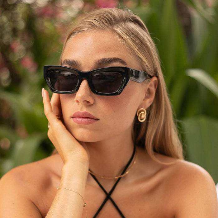 Selina Womens Acetate Cat Eye Sunglasses