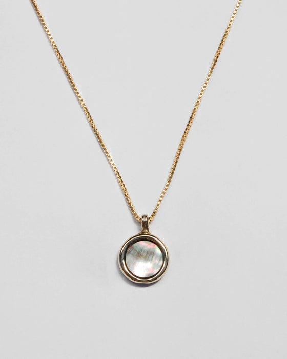Mare Necklace - Grey Mother of Pearl