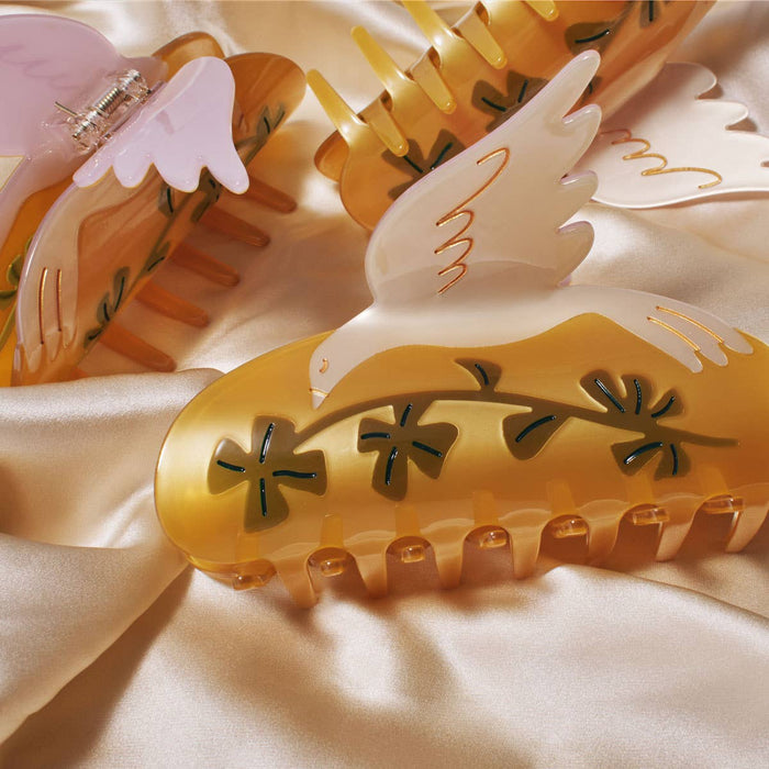 White Dove Lucky Four Leaf Claw