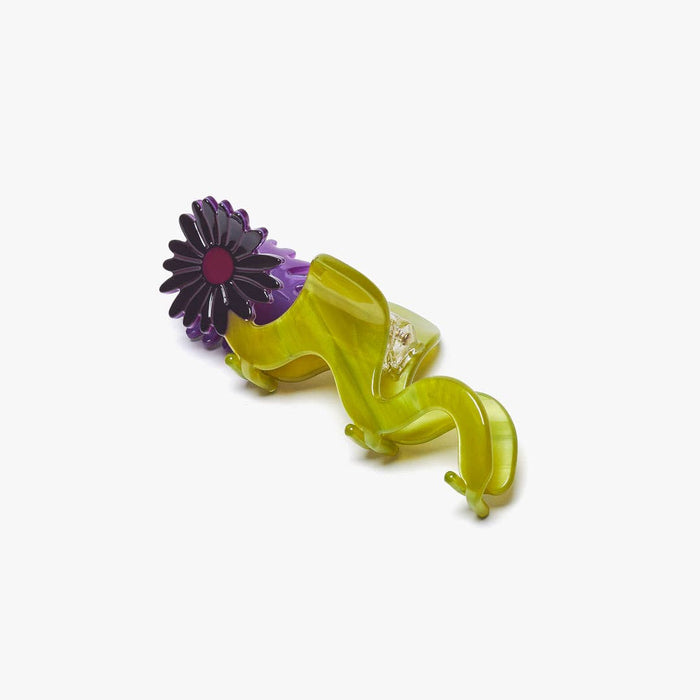 Purple Flower Power Daisy Small Claw