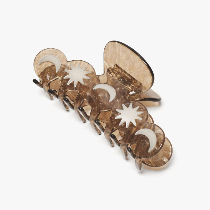 Moon and Stars Silver Shimmer Claw