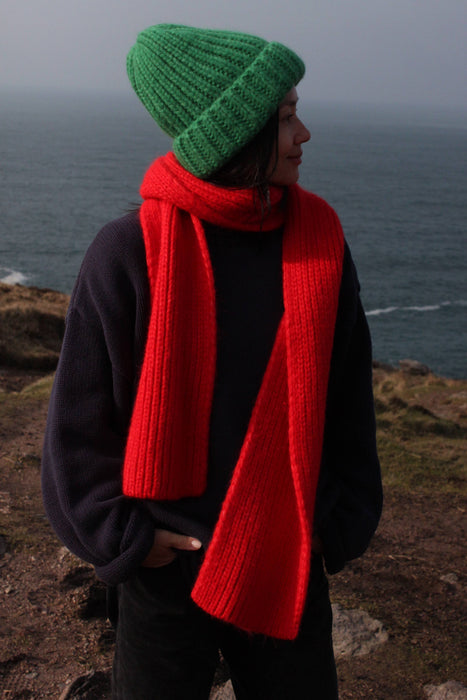 CeCe Knitted Alpaca Scarf