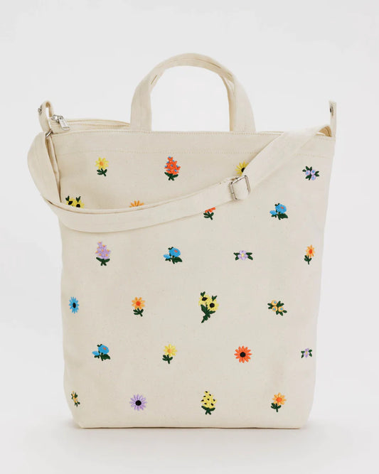 Duck Bag- Embroidered Ditsy Floral