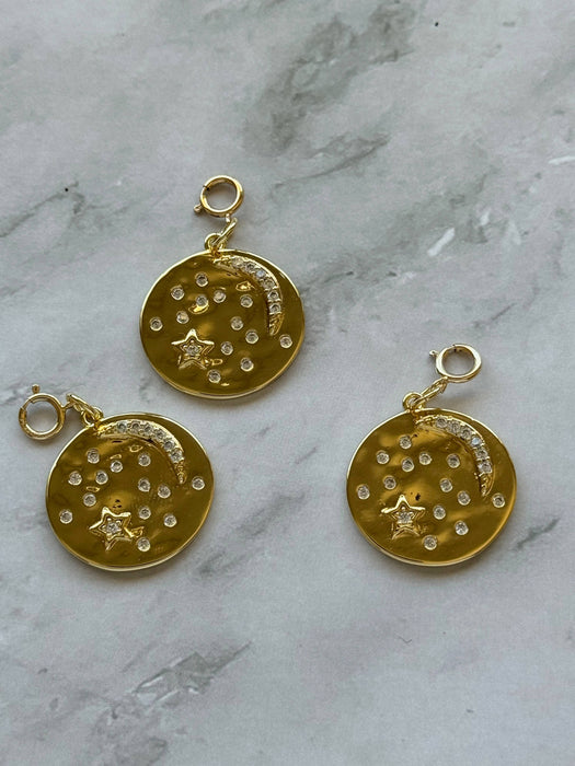 Moon + Stars Charm