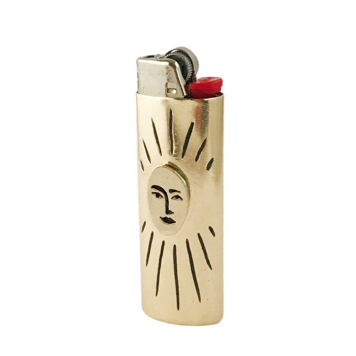 Brass Face Lighter Case