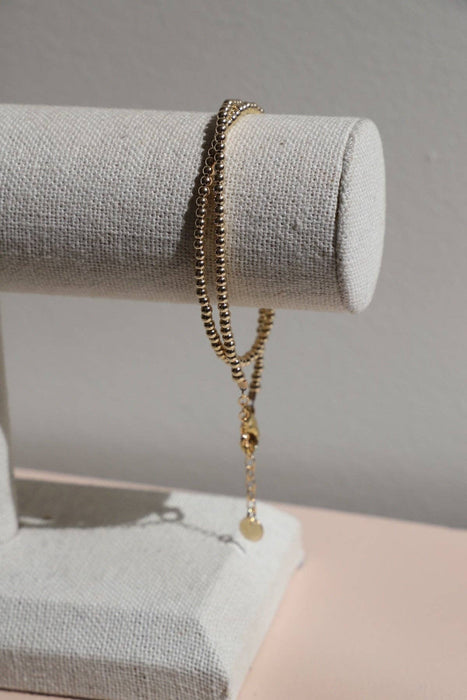 Double Wrap Bracelet - Gold Filled