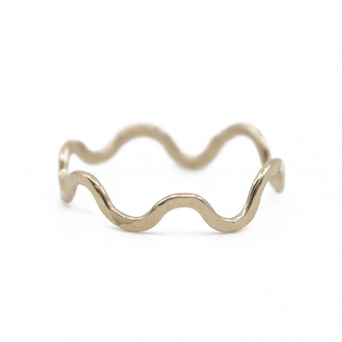 Wiggle Wavy Ring / Gold
