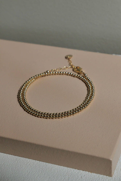 Double Wrap Bracelet - Gold Filled
