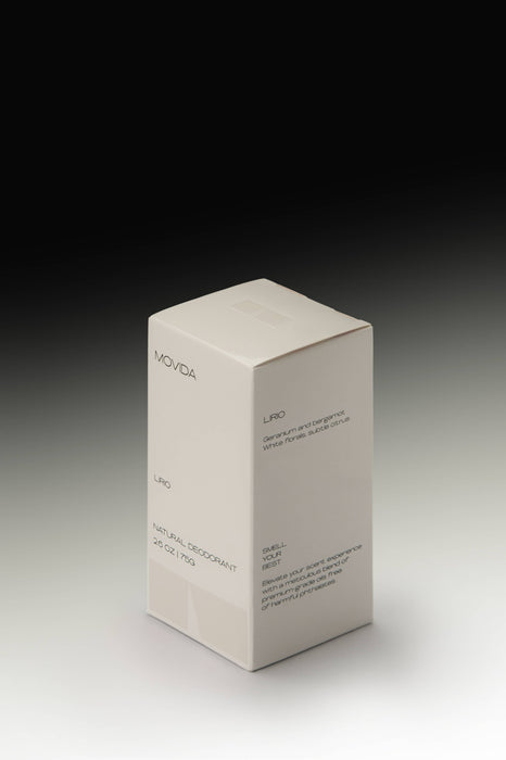 Plant-Based Natural Deodorant - Lirio - Geranium & Bergamot