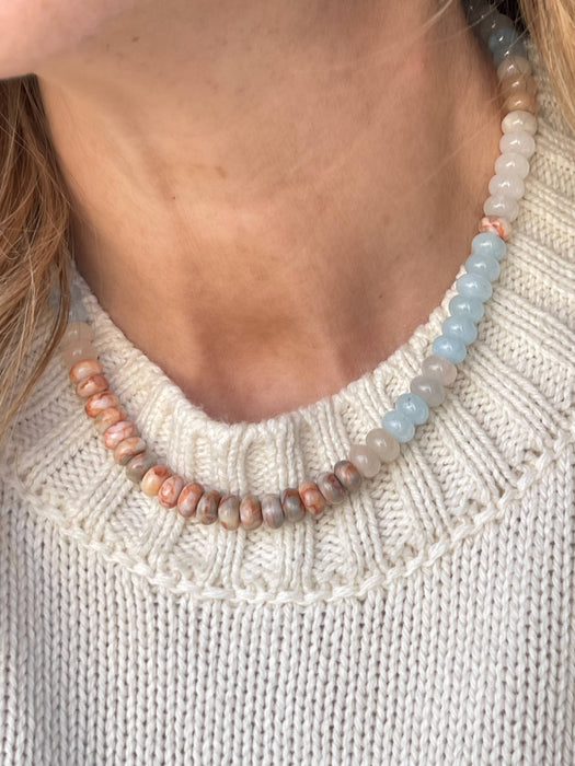Ro Gemstone Hand Beaded - Gold Fill