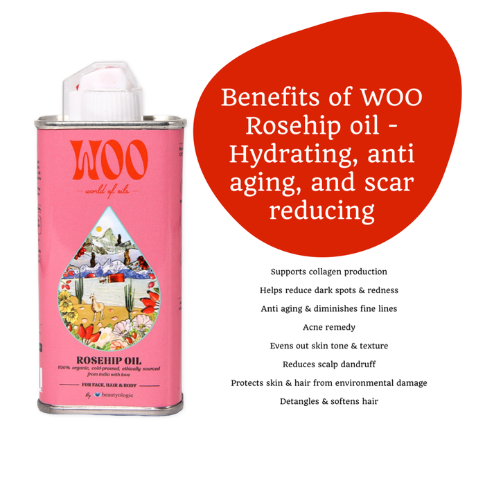 Rosehip Oil, 100% Organic