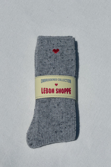 Embroidered Snow Socks