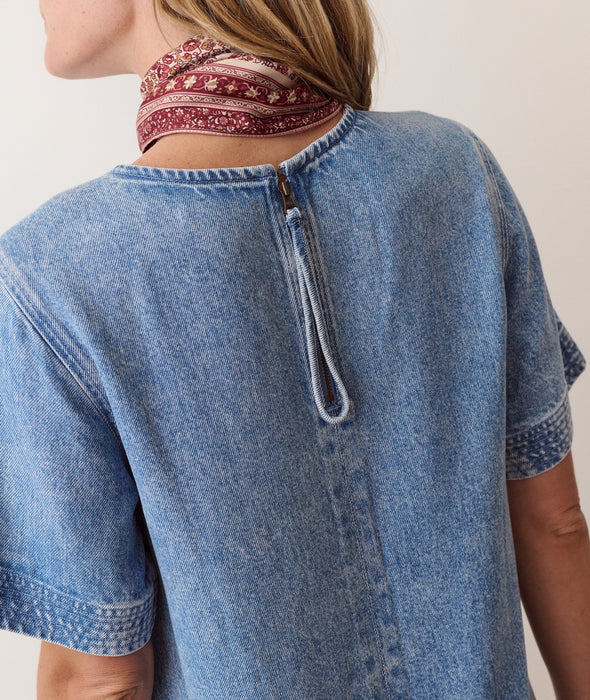Izzy Denim Shift Dress