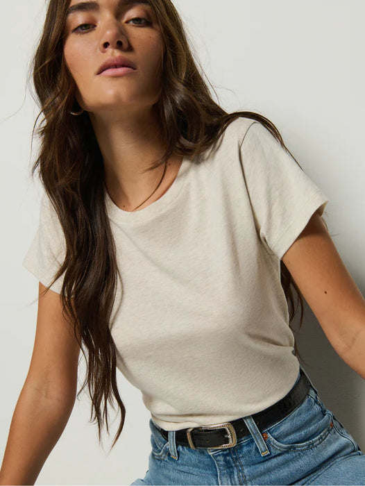 Goldie Boxy Crew / Heather Oatmeal