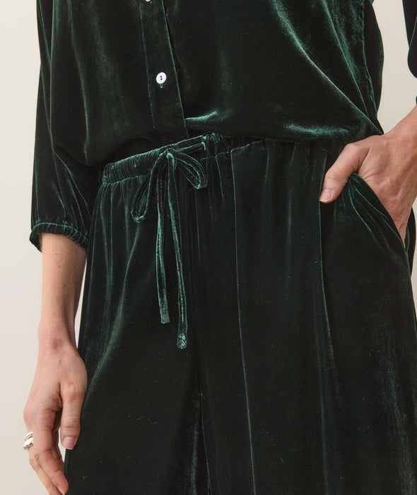 Bella Velvet Drawstring Pant