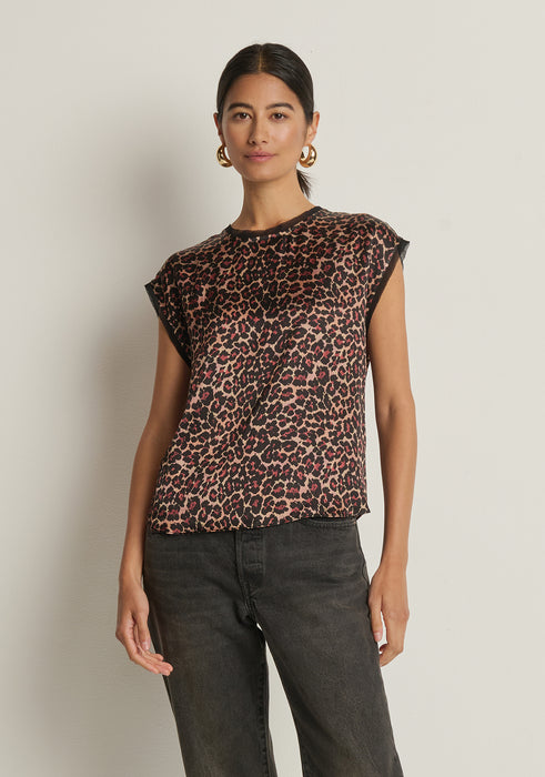 Helen Top - Winter Leopard