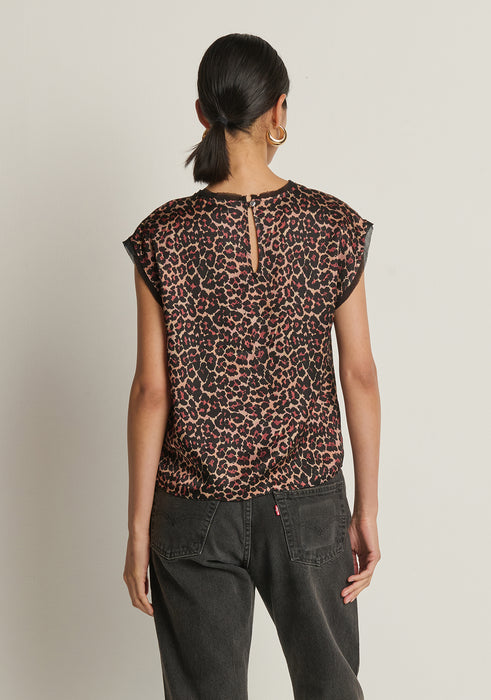 Helen Top - Winter Leopard