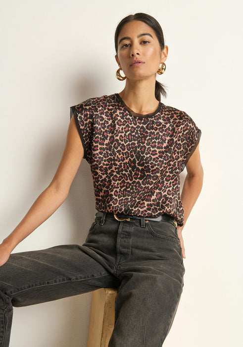 Helen Top - Winter Leopard