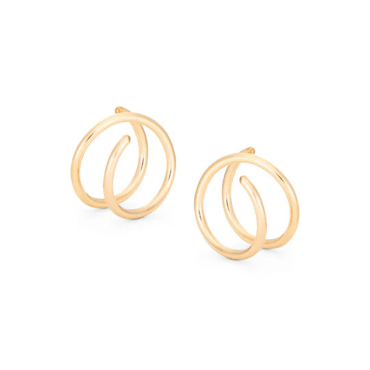 Nautilus Hoops - gold