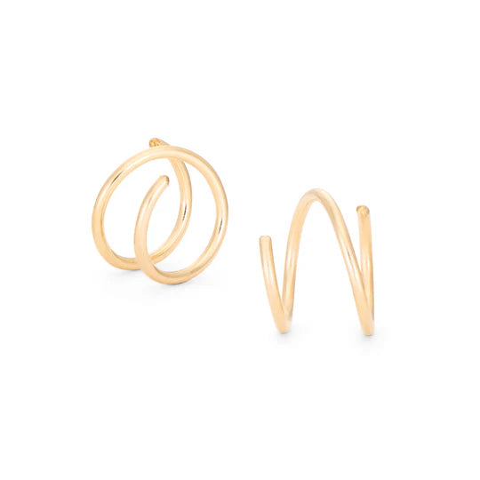 Nautilus Hoops - gold