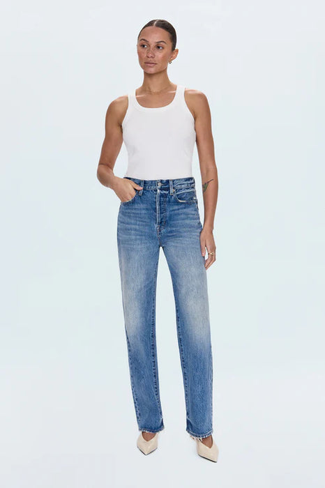 Cassie Super High Rise Straight Jean