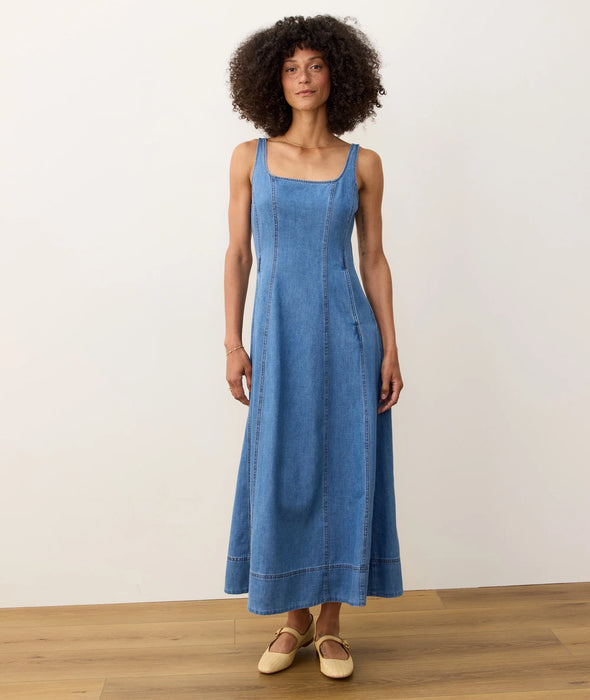 Roan Denim Maxi Dress
