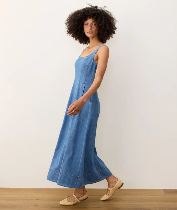 Roan Denim Maxi Dress