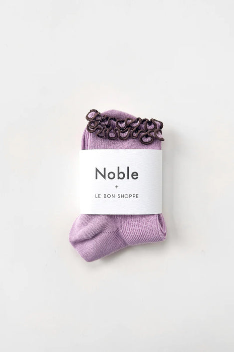 Ruffled Modal Socks