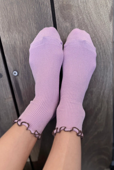 Ruffled Modal Socks