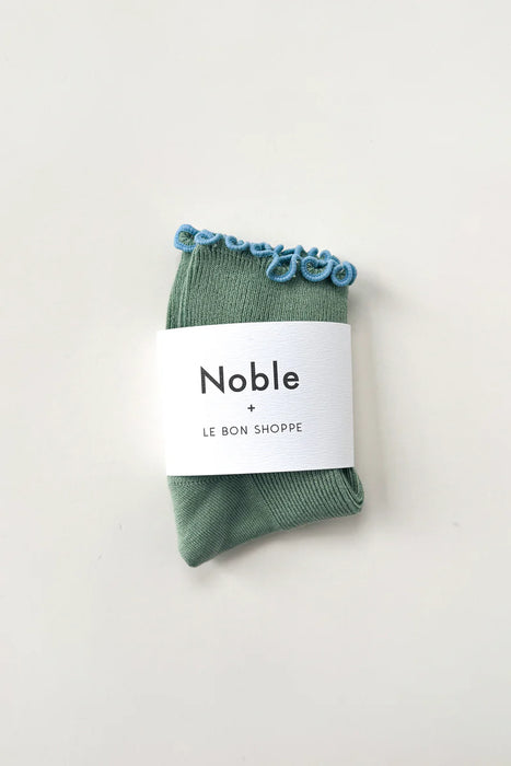 Ruffled Modal Socks