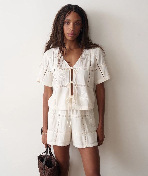 Marella Embroidered Top