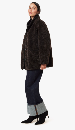 Shearling Coat / Chocolate