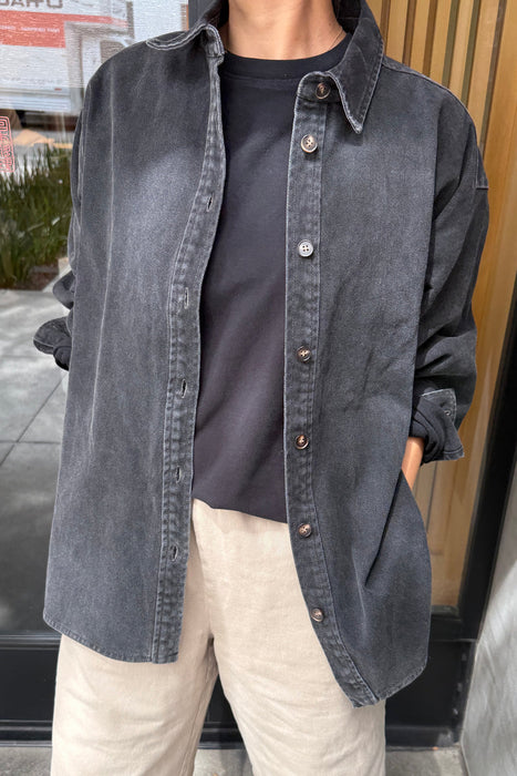 Theo Jacket Black Denim