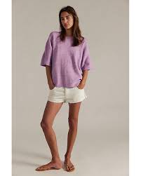 Margot Sweater Tee-Lilac