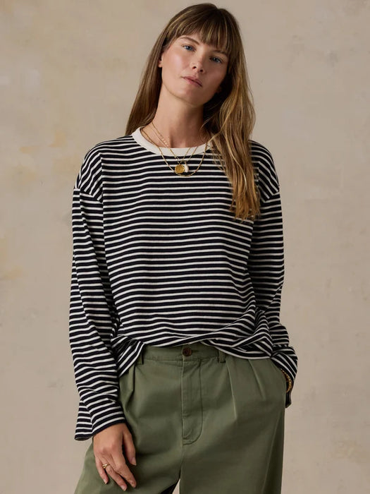 Sunwashed Long-Sleeve Retro Tee