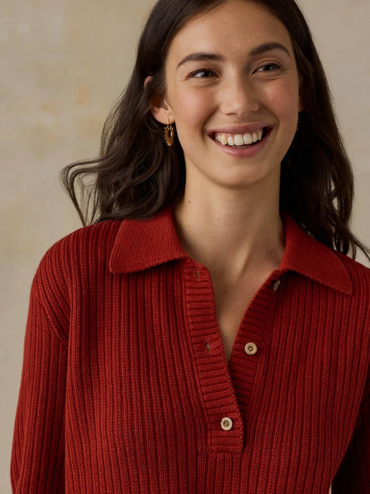 Miramar Linen Short-Sleeve Polo