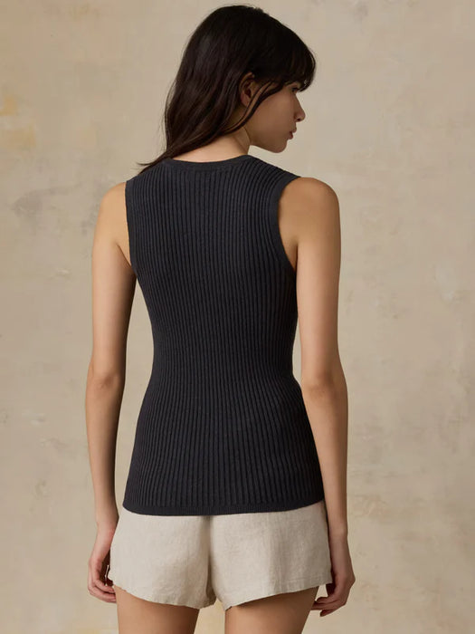 Miramar Linen Sleeveless Cami Cardigan