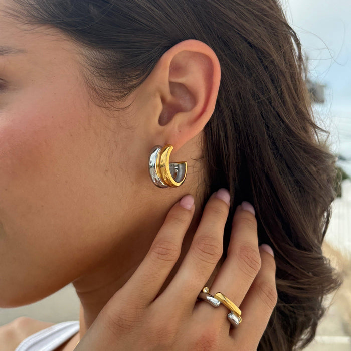 Two-Tone Hoops