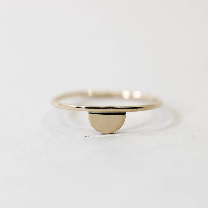 Half Moon Ring in 14k Gold Filled